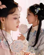 Ручное зеркало Flower Knows Butterfly Cloud Collar Hand Mirror - Lotus Pink