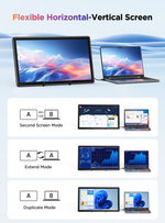 15.6" Портативный сенсорный монитор Uperfect UPi B9 1920x1080, IPS, FHD, 60 Гц