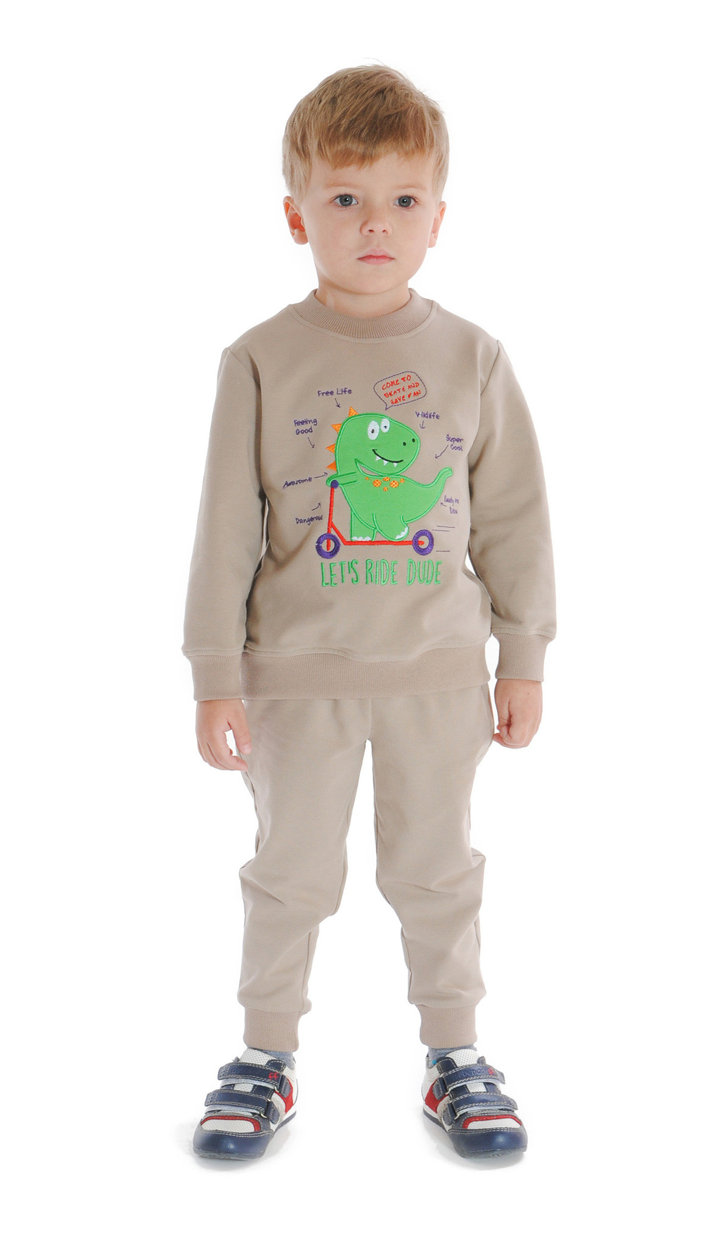 Свитшот трикотажный для мальчика 2-8 лет Fleur de Vie