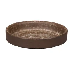 Соусник 45 мл d 8,7 см h1,8 см круглый фарфор Brown Stone Untouched Taiga P.L. Proff Cuisine [1]