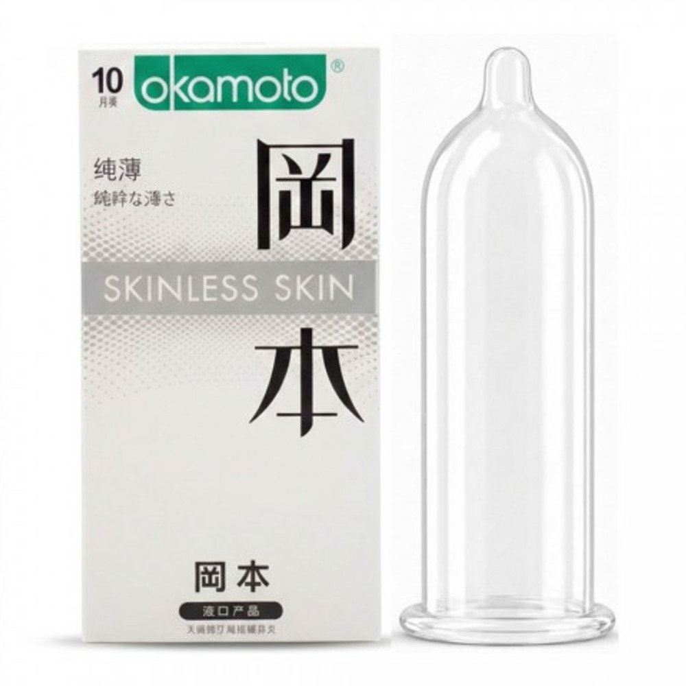 Презервативы ультратонкие Okamoto 0.04 Skinless Skin латексные 10 шт