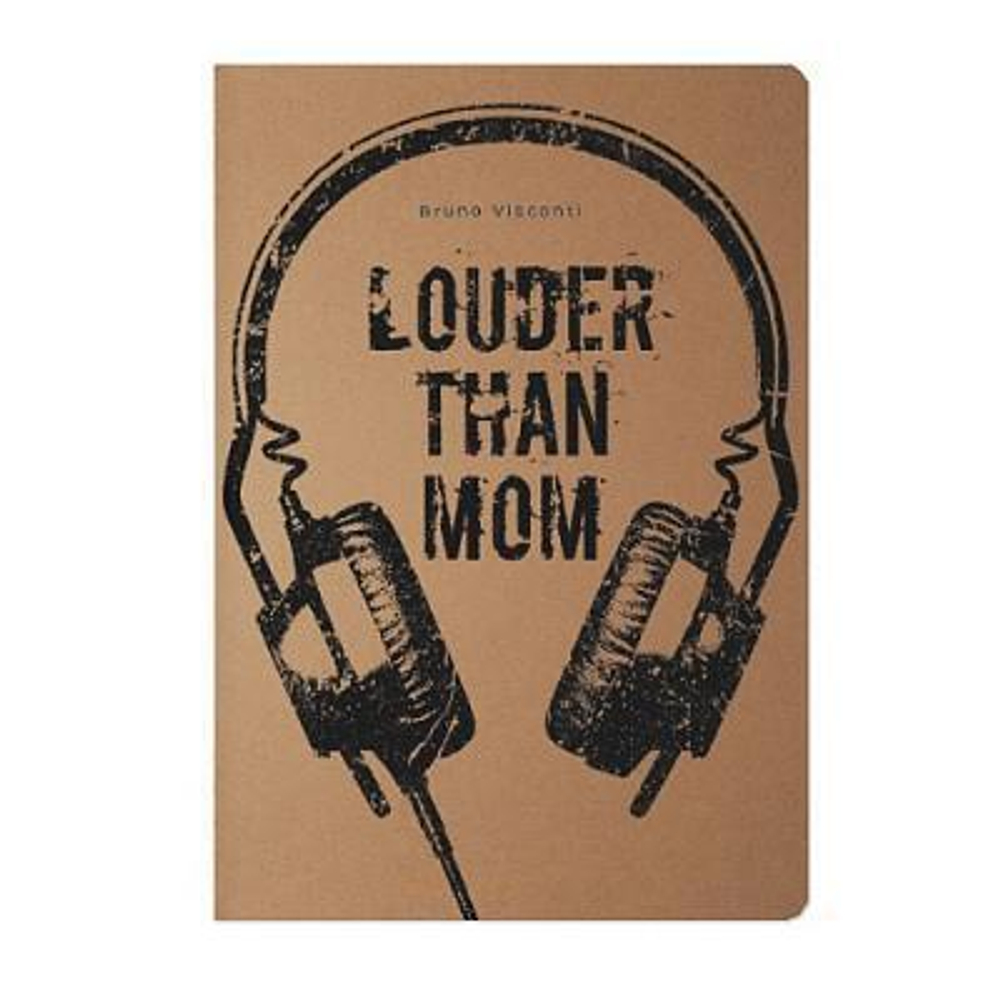 Тетрадь А5 40л. клетка "Louder than mom" (BrunoVisconti)