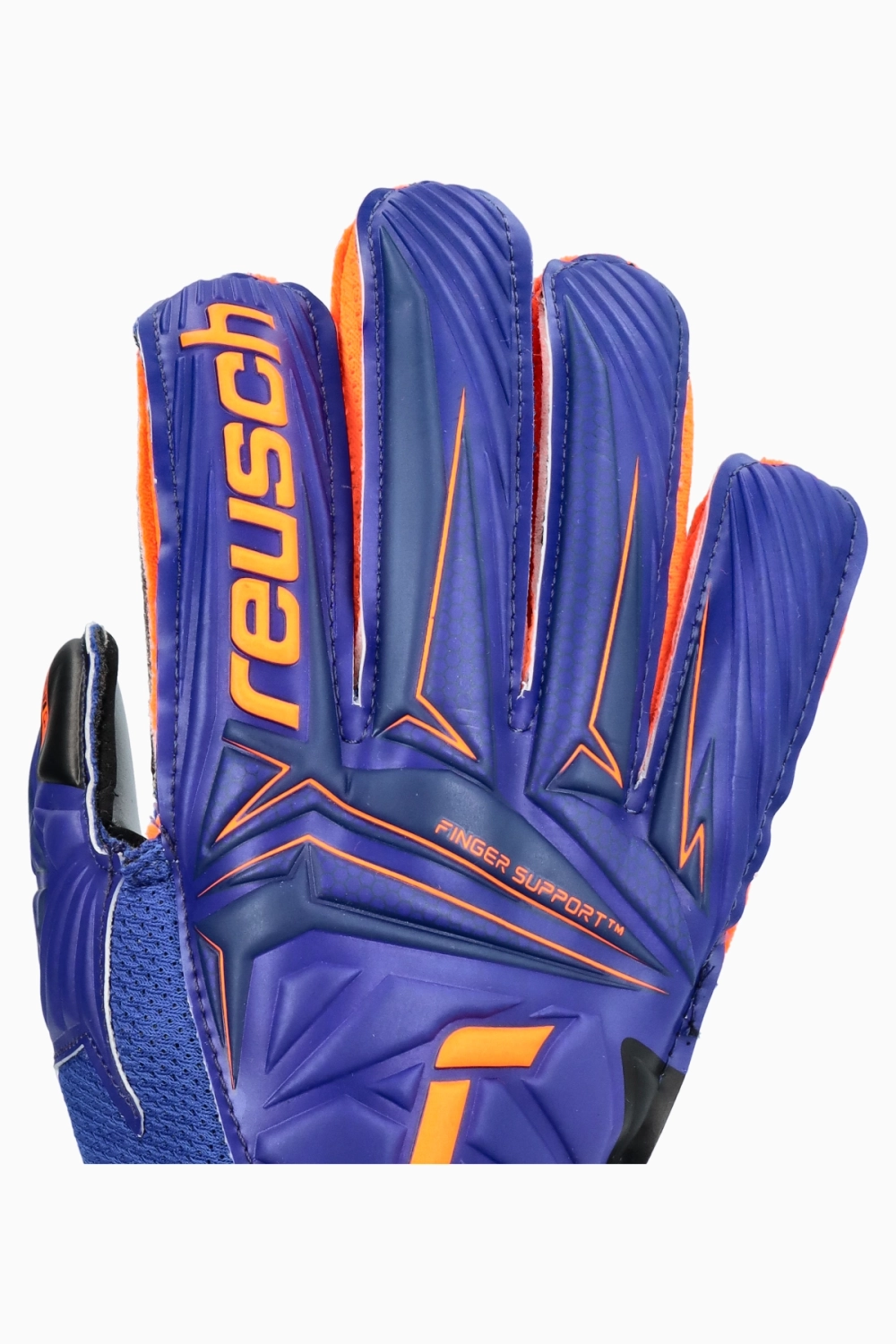 Вратарские перчатки Reusch Attrakt Infinity Finger Support - синий