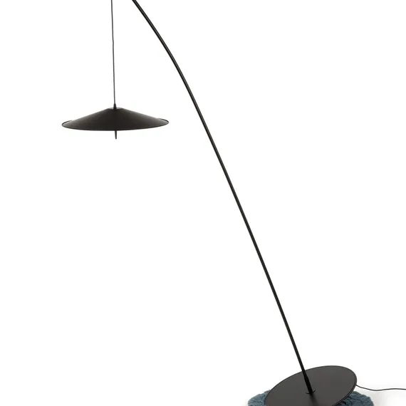 Торшер Rod 225 см, черный