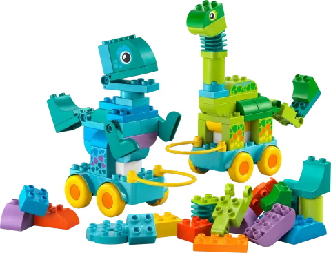 Конструктор LEGO Duplo 10451 Динозавры на колесах 3в1