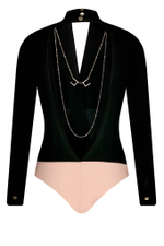 боди Elisabetta Franchi - черный(CB00727E2)
