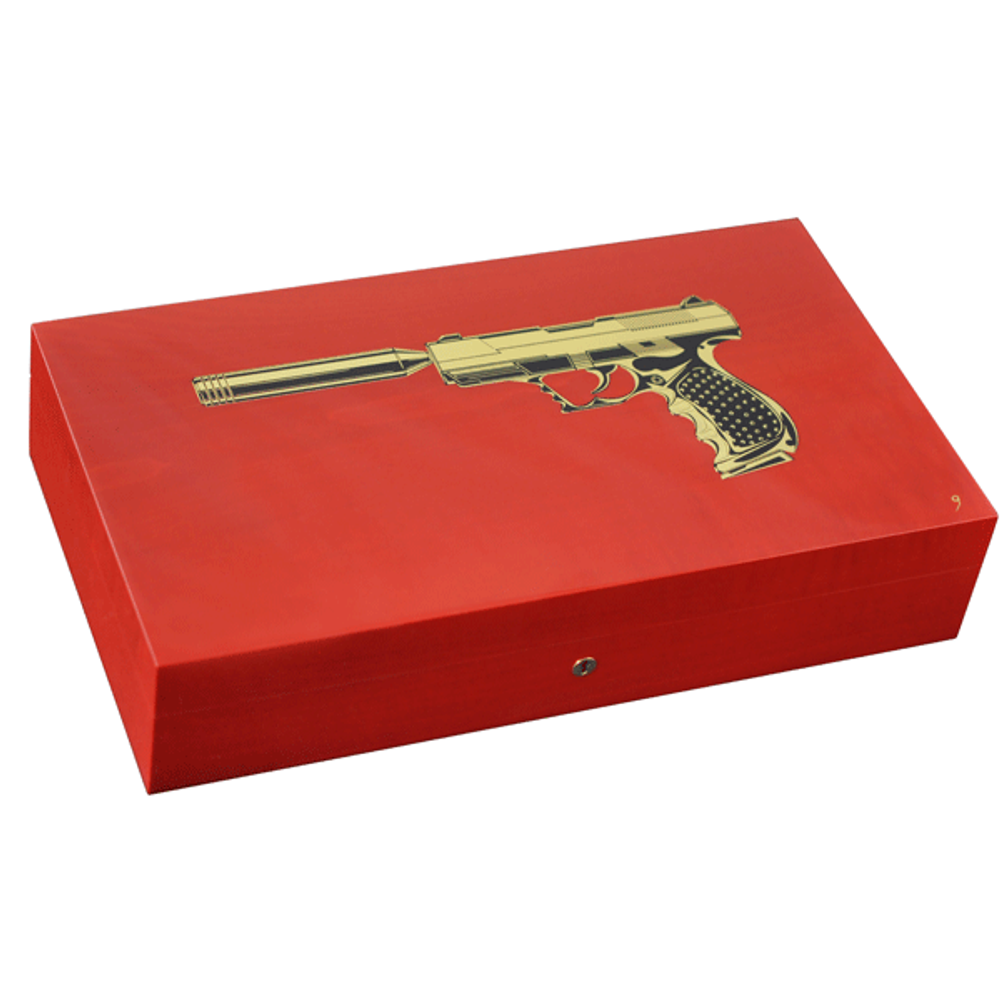 Хьюмидор Elie Bleu Red Sycamore "Gun" 110 cigars