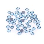 Стразы клеевые стекло 3.9 мм, 5х48 шт, SS16 №08 голубой (Aquamarine), Zlatka ZRTG-1648