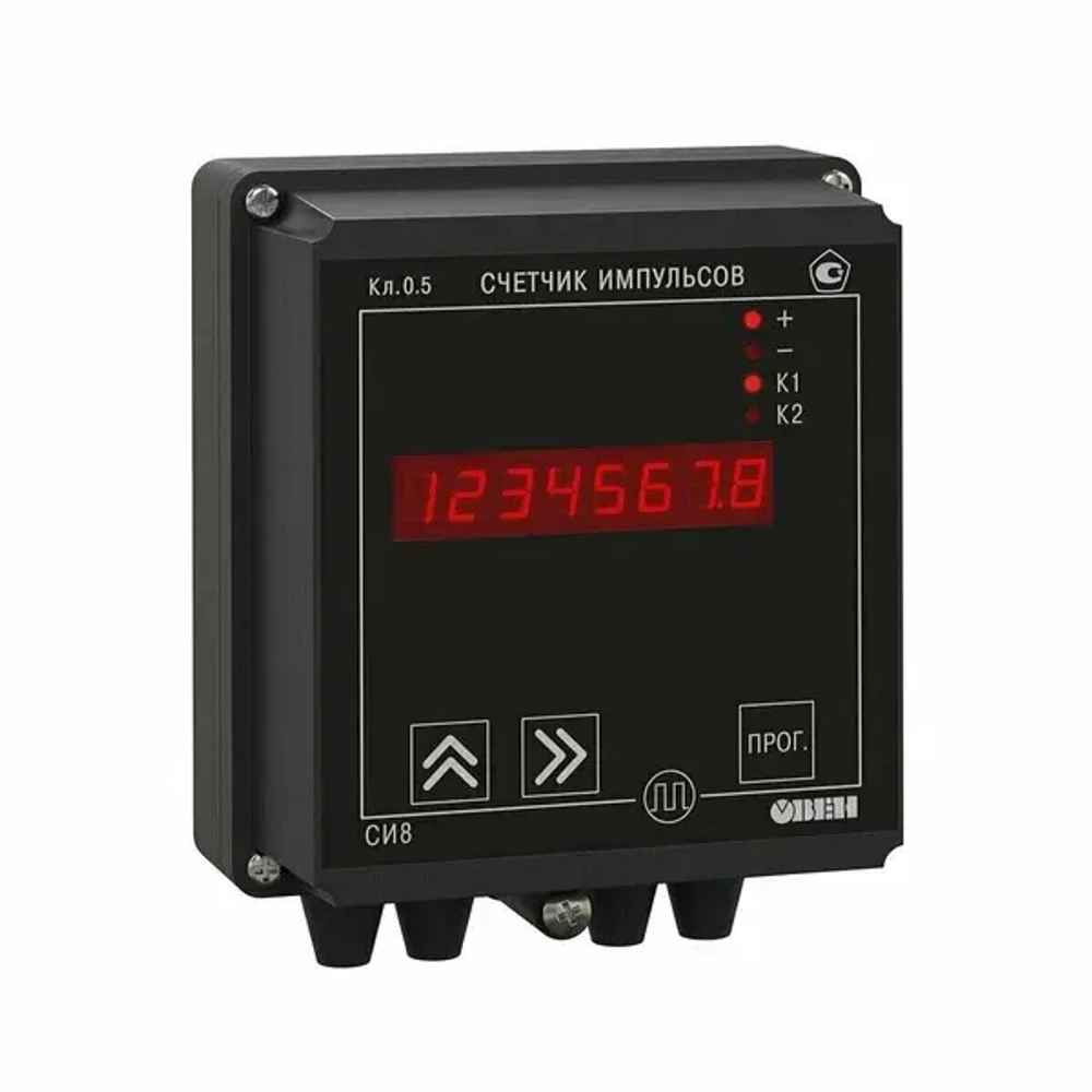 Счетчик импульсов СИ8-Н.Р.RS 8 А 220В 130×105×65, IP44 арт:31962