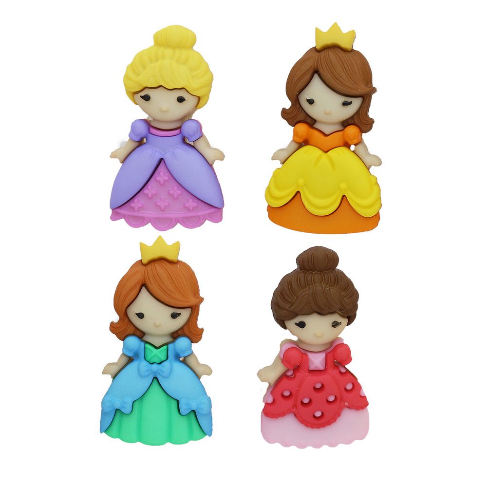 Украшения декоративные: пуговицы Фигурки Красавица на балу Dress 9004