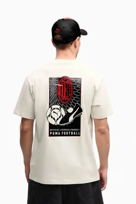 Футболка Puma AC Milan 26/27 ftblCulture Relaxed Tee - бежевый