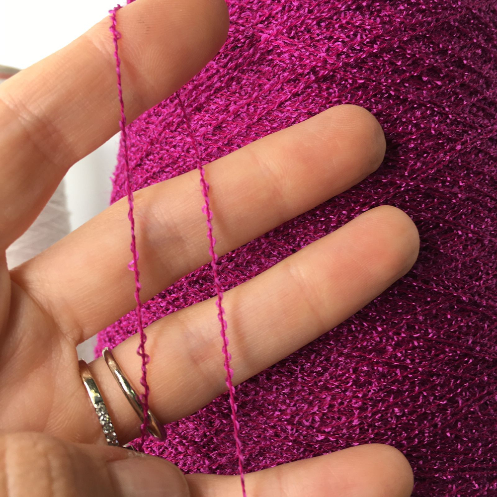 BOUCLE - BRILLO; вискоза, п/а; 700м/100гр; цвет: яркая фуксия