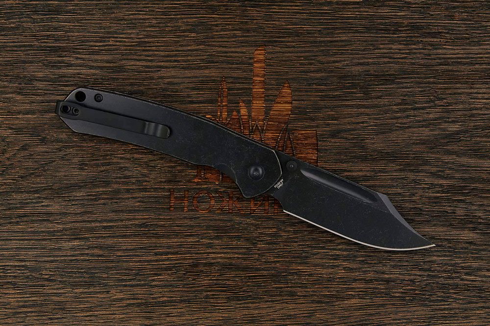 Нож складной CJRB J1942-BST Pyrite Bowie, клинок 80мм, сталь AR-RPM9, рукоять сталь