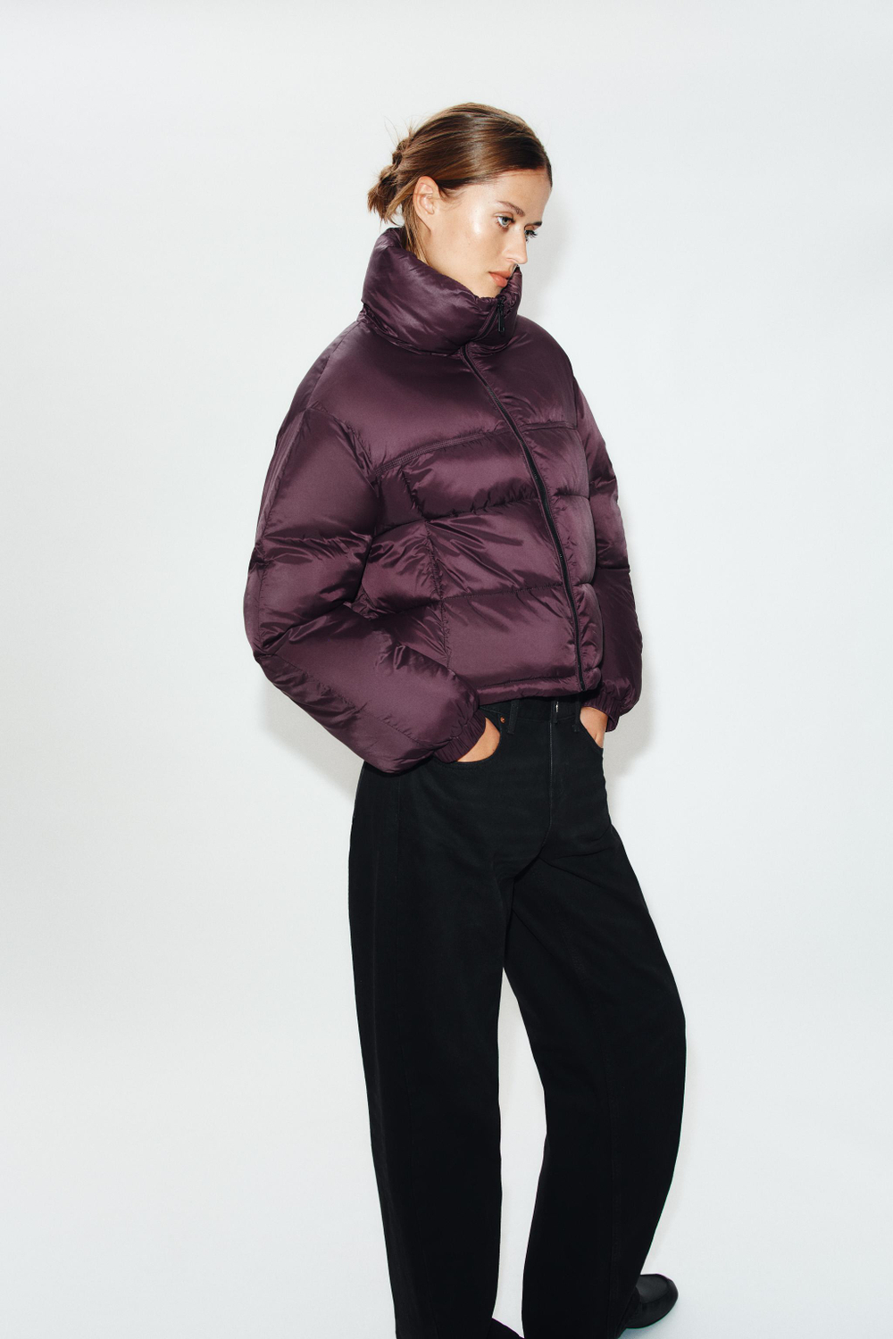 СТЕГАНЫЙ АНОРАК WATER REPELLENT WINDPROOF — ZARA