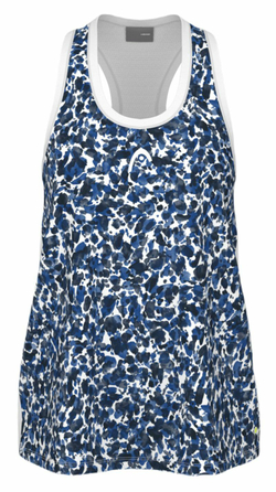 Футболка для девочки теннисная Head Girls Vision Agility Tank Top - разноцветный, небесный