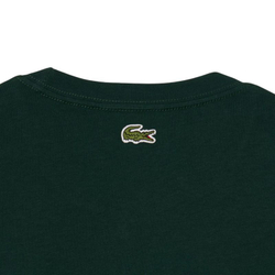 Мужская теннисная футболка Lacoste Printed Cotton - green