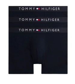 Мужские спортивные боксеры Tommy Hilfiger Stretch Cotton Boxer Briefs 3P — navy blue/navy blue/navy blue