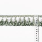 Бахрома отделочная 65.0 мм / 10 метров, с кистями, 230 св. серый, Gamma 999