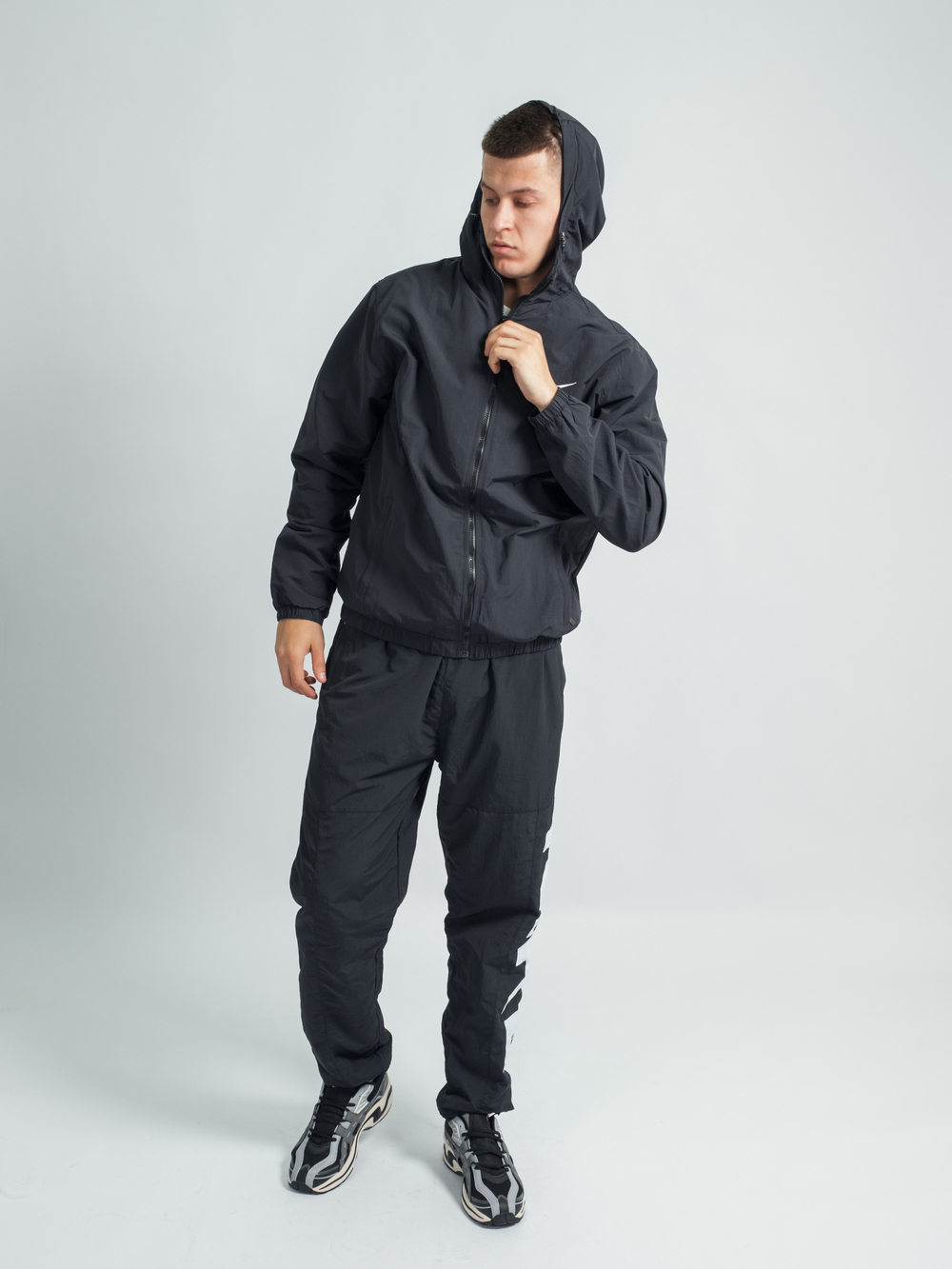 Костюм Nike флис #103 (черн.)