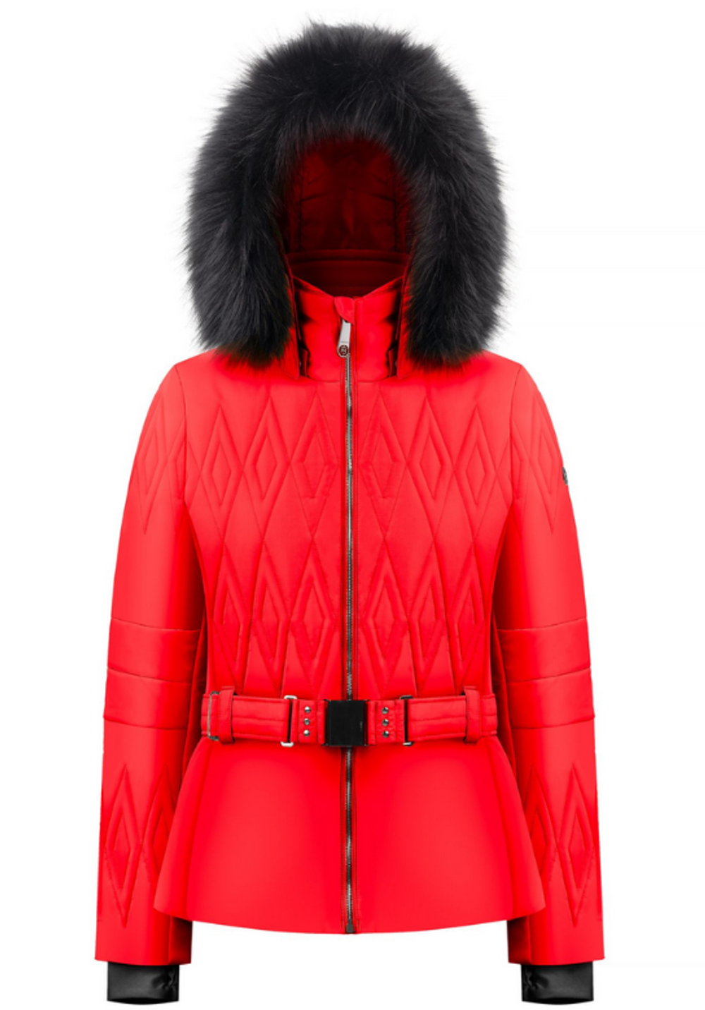 POIVRE BLANC 295483 W22-1003-WO/A куртка с иск. мехом Цв. scarlet red 8 (красный), SRD8