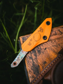 Нож NC Custom KOI (Винни-Пух #1, SW, Orange)