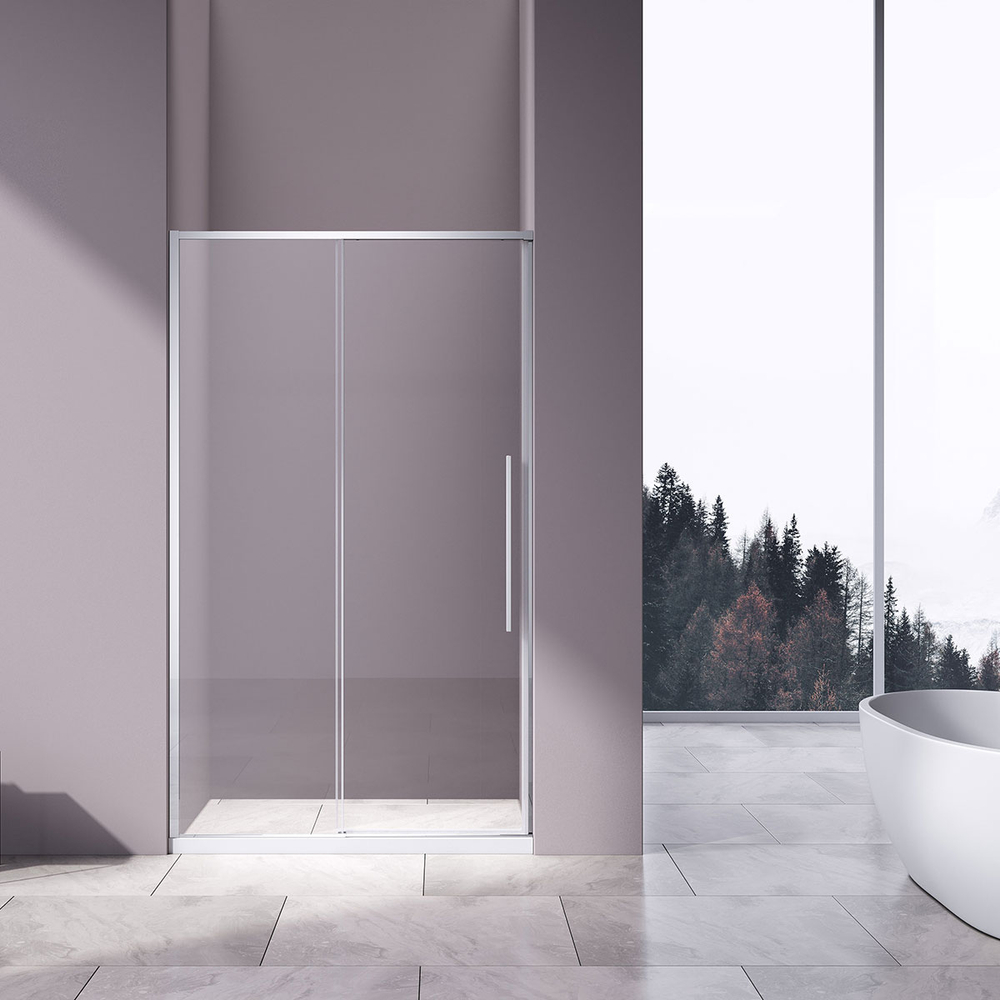 Душевая дверь Vincea Слим-Н (Slim-N) VDS-4SN110CL, 1100, хром, стекло прозрачное