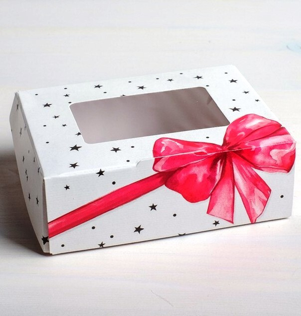 Коробка складная «Подарок», 10 х 8 х 3.5 см