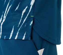 Мужская теннисная футболка Asics Game Short Sleeve - небесный