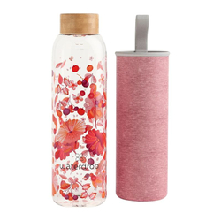 Теннисная бутылка Waterdrop Glass Bottle (600ml) - relax