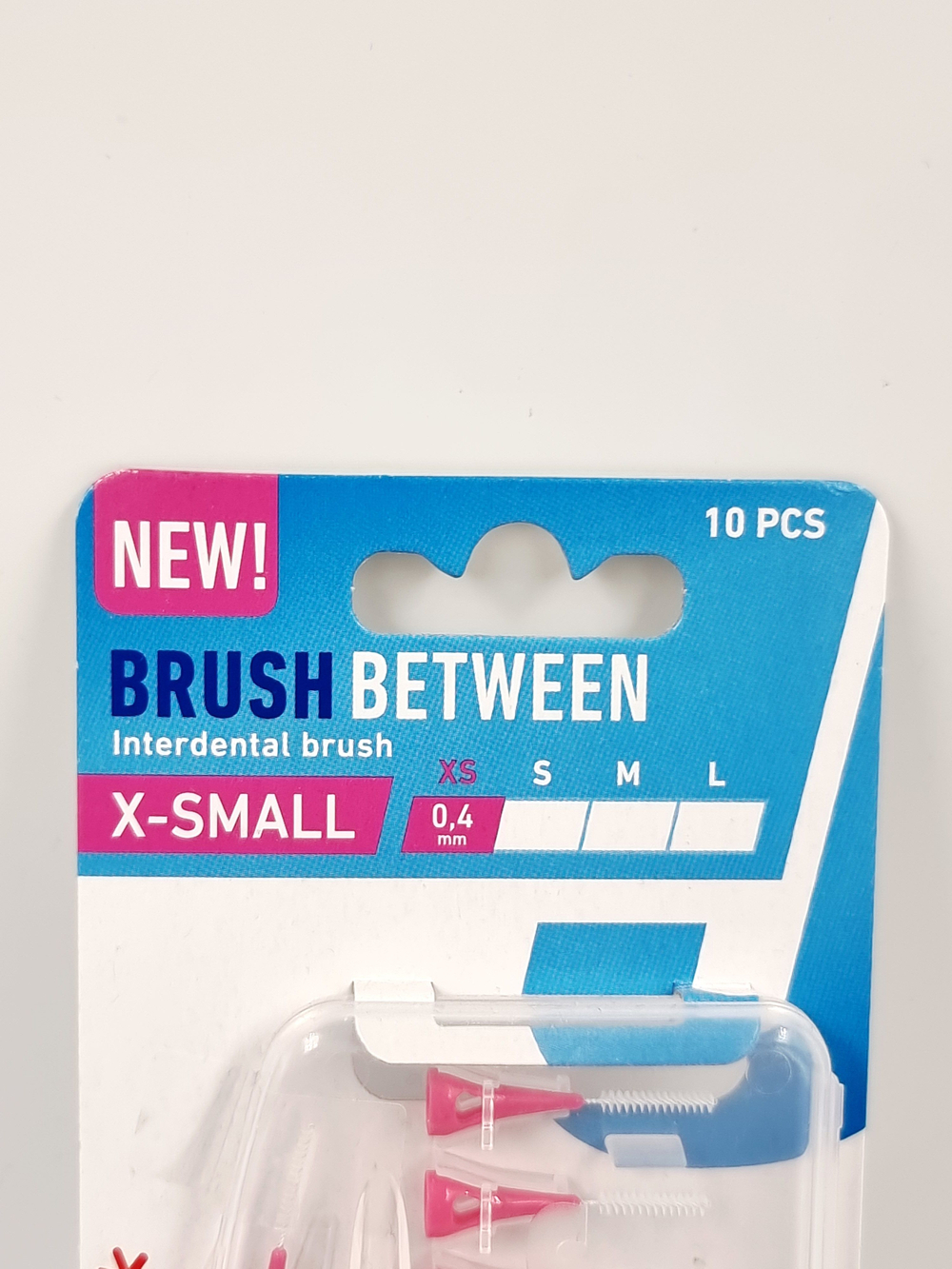 Межзубные ершики Jordan Clinic Brush Between 0,4 мм размер ХS (Розовый), 10 шт (Из Финляндии)