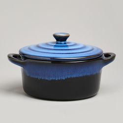 ГОРШОЧЕК ДЛЯ ЗАПЕКАНИЯ REACTIVE BLUE 18,5*14,5*6,5/10СМ 600 МЛ