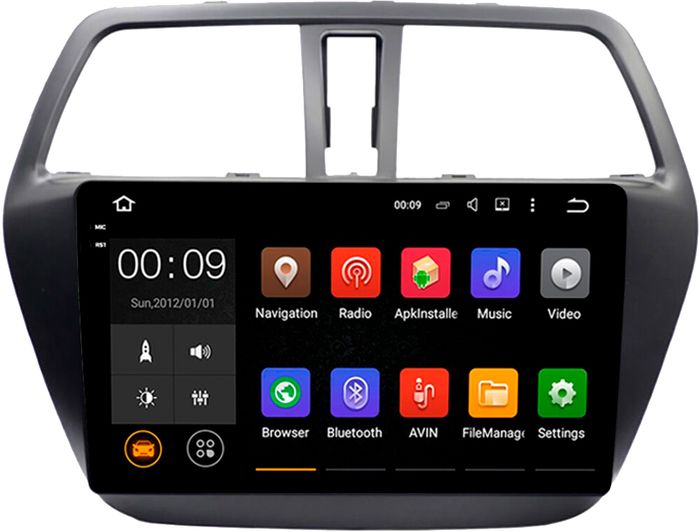 Магнитола для Suzuki SX4 2 2013-2021 - AIROC 2K RX-3501 Android 13, Быстрая, QLed+2K, CarPlay, SIM-слот