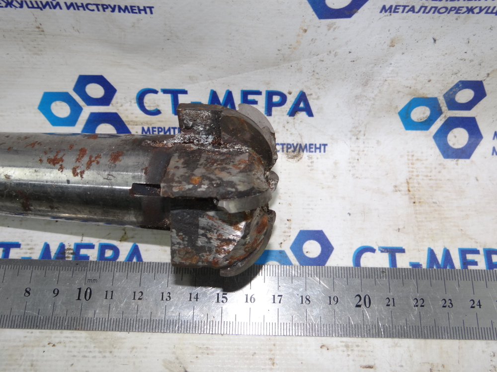 Фреза "грибковая" к/х 60х20х165 z=6 твердоспл. пластины К/М 4 (сколы)
