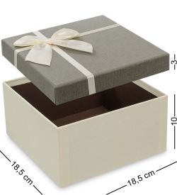 Packing Symphony WF-76/3-A Коробка «Квадрат» цв.беж./сер.