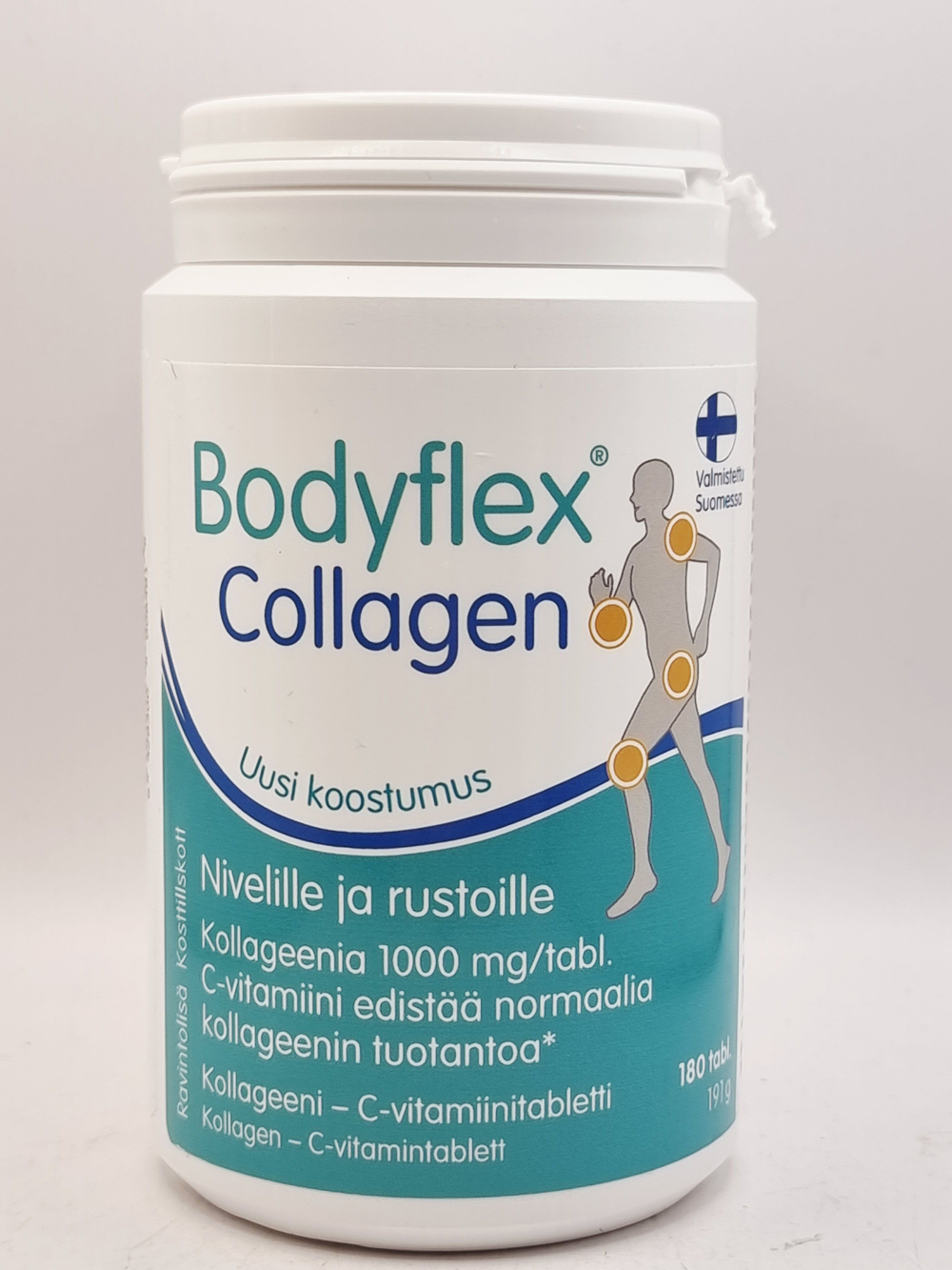 Bodyflex Collagen Коллаген витамин С в таблетках 180 таб. (из Финляндии)