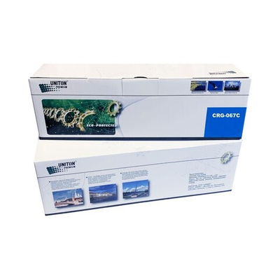Картридж UNITON, аналог CANON 067С для LBP-631/633, MF651/655/657 067C голубой (1,25K) Premium Eco