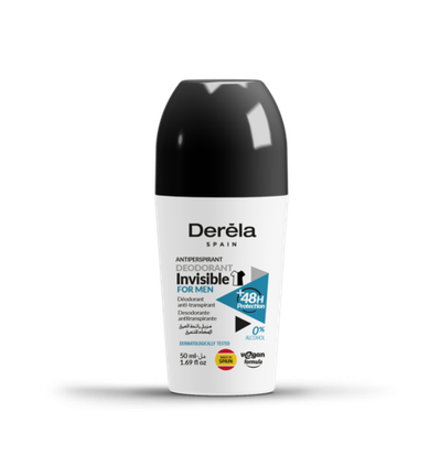 DERELA шарик FOR MEN Дезодорант-антиперспирант INVISIBLE,50 мл*12
