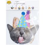 Гирлянда Бумажная "Котики" 250 см