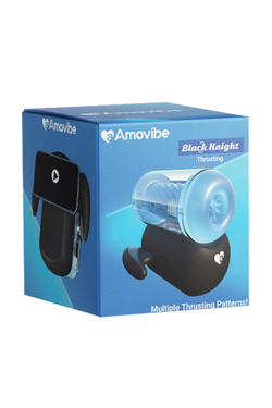 Хай-тек мастурбатор Amovibe Black Knight, черный