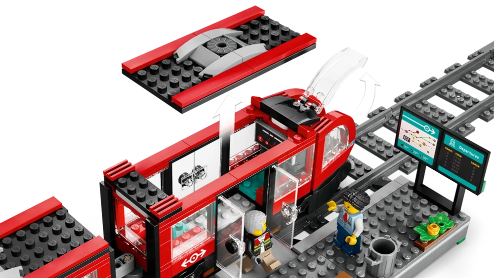 Конструктор LEGO City 60423 Троллейбус и станция