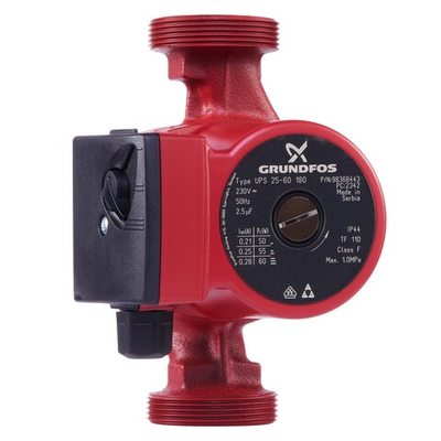 Насос циркуляционный Grundfos UPS 25-60 (EU) с гайками