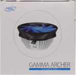 Кулер для проц DEEPCOOL GAMMA ARCHER <DP-MCAL-GA> (3пин, 775/1155, 26.1дБ, 1600об/мин, Al)