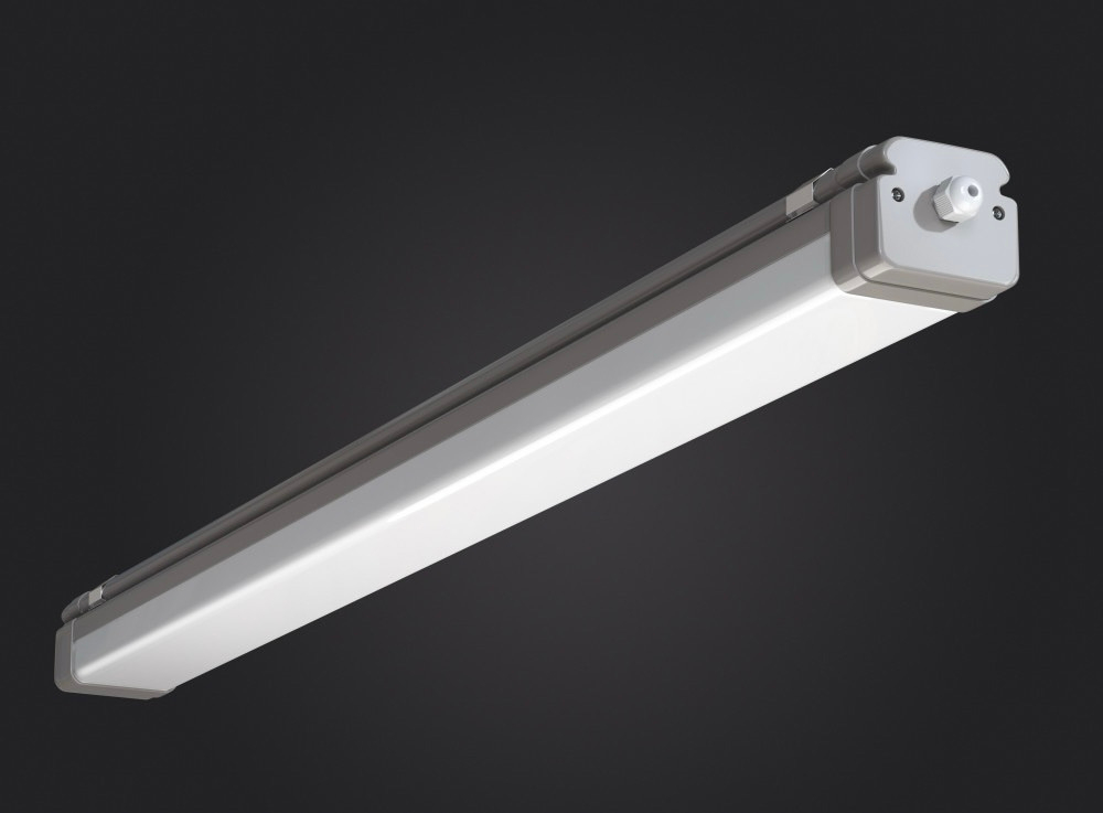 Светильник LED ДСП Айсберг ll 54Вт 5000К 6150Лм опал IP65 1100х85х70мм DARKLUM