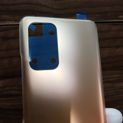 Крышка для Redmi Note 10 Pro - оригинальная задняя стеклянная панель (Золотисто - оранжевого цвета)