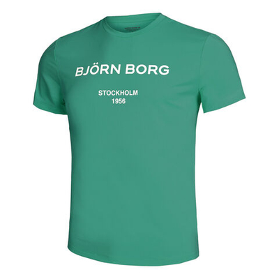 Мужское теннисное поло Björn Borg Print T-Shirt Men - Green