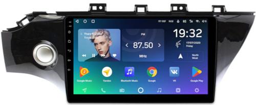 Магнитола для KIA Rio 4, Rio X-Line 2017-2020 (рамка под 10" с кнопкой) - Teyes CC2 PLUS монитор 10.1" QLED, Android 10, Быстрая, SIM-слот