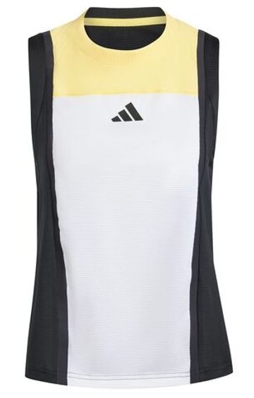Женский теннисный топ Adidas Heat.Rdy Match Pro Tank - белый/оранжевый/черный