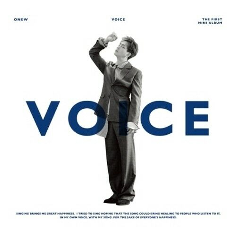 Альбом Shinee Onew - Voice 1st Solo Mini Album RANDOM Version