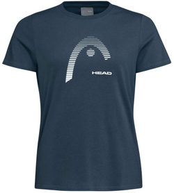 Женская теннисная футболка Head Club Lara — navy