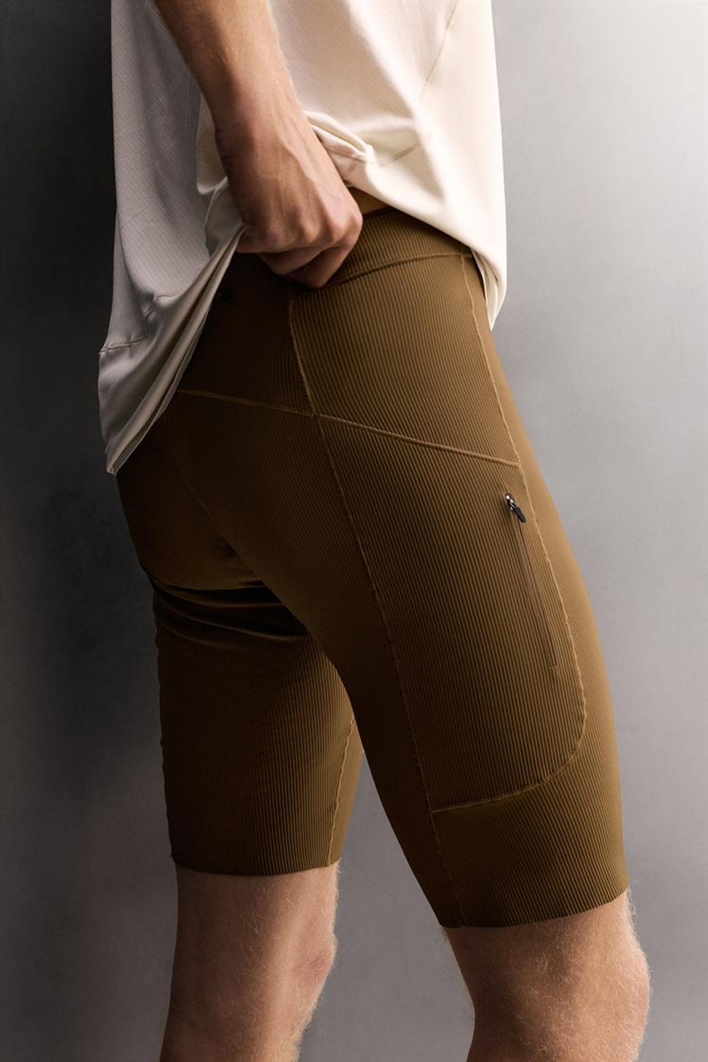 ZARA СПОРТИВНЫЕ КОРОТКИЕ ЛЕГИНСЫ ДЛЯ БЕГА, МЯГКИЙ ЗЕЛЕНЫЙ